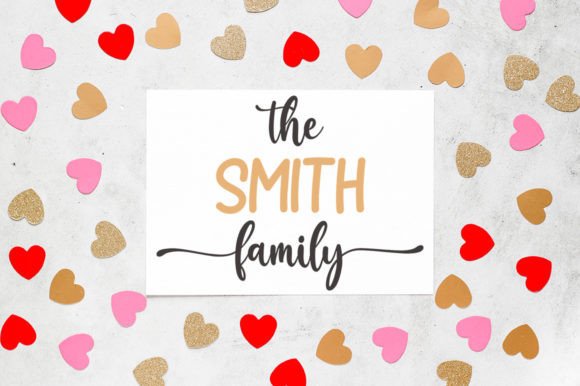Love Baby Girl Duo Font Poster 2