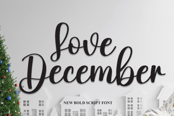Love December Font Poster 1