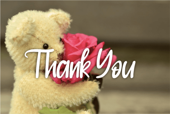 Love Flower Font Poster 4
