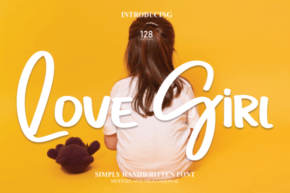 Love Girl Font Poster 1