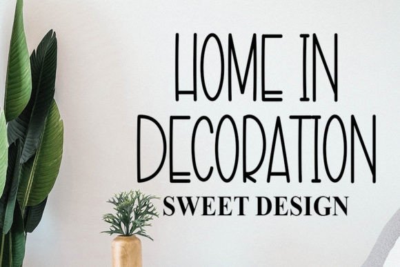 Love Home Font Poster 3