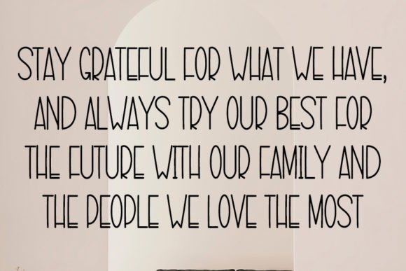 Love Home Font Poster 5