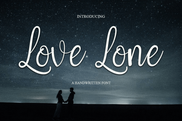 Love Lone Font Poster 1