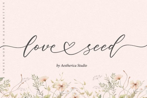 Love Seed Font Poster 1