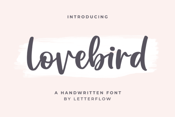 Lovebird Font Poster 1