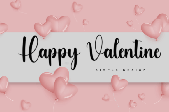 Lovely Font Poster 4