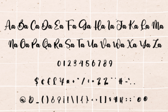Lovely Font Poster 6