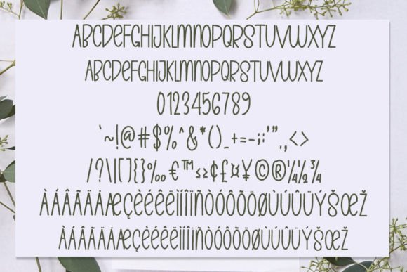 Lovely Font Poster 5