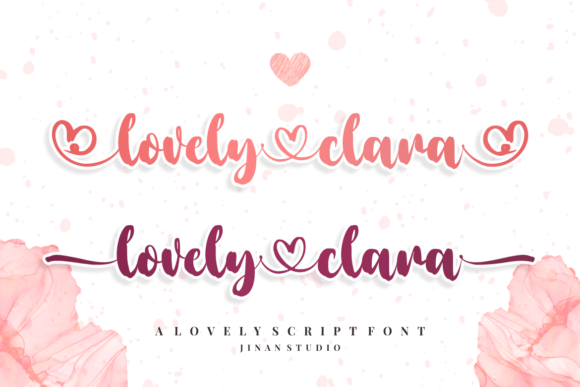 Lovely Clara Font Poster 1