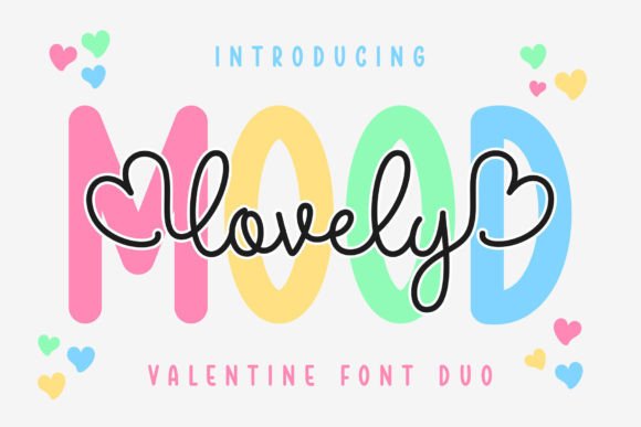 Lovely Mood Duo Font Poster 1