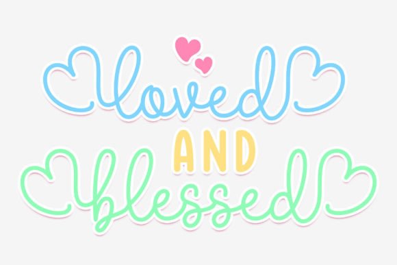 Lovely Mood Duo Font Poster 2