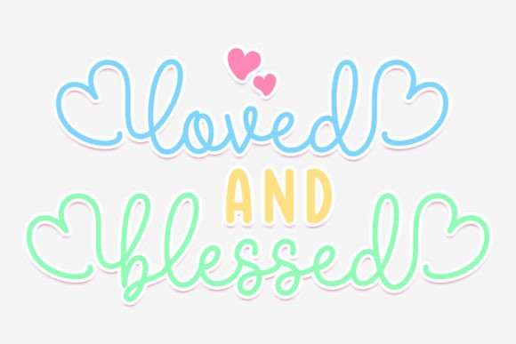 Lovely Mood Duo Font Poster 2
