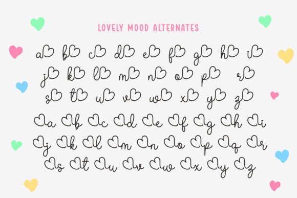 Lovely Mood Duo Font Poster 8