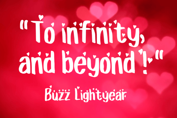 Lovely Valentine Font Poster 2