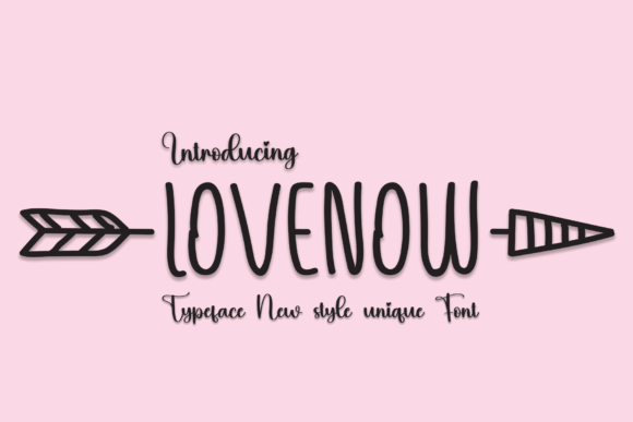 Lovenow Font Poster 1