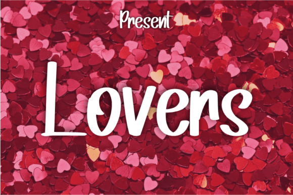 Lovers Font Poster 1