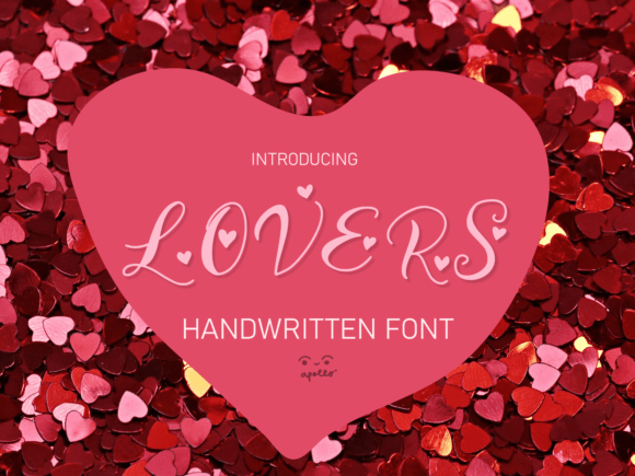 Lovers Font Poster 1