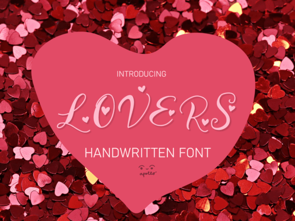 Lovers Font Lovers Font Poster 1