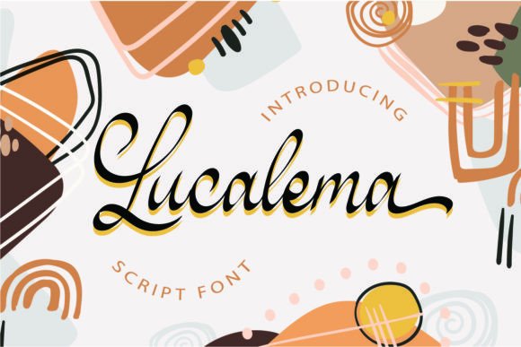 Lucalema Font Poster 1