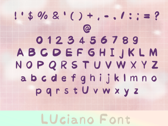 Luciano Font Poster 3