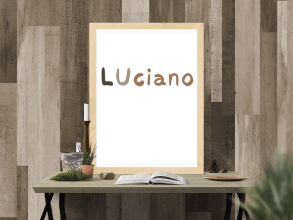 Luciano Font Poster 10
