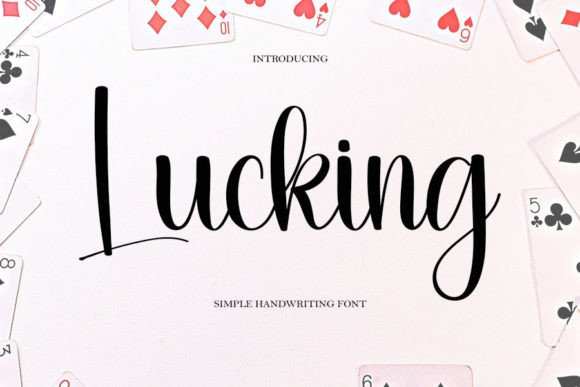 Lucking Font Poster 1
