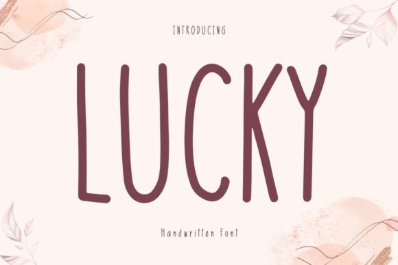 Lucky Font Poster 1