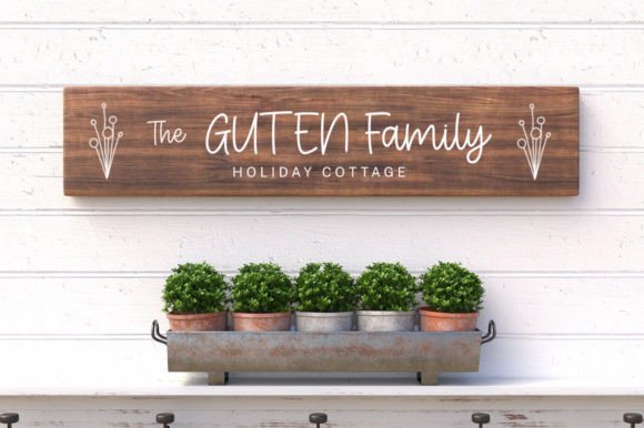 Luna Cottage Font Poster 5