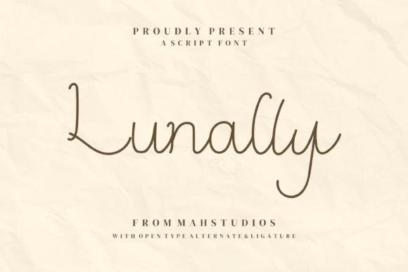 Lunally Font
