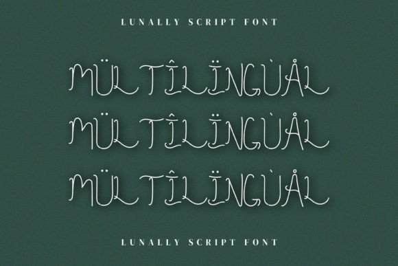 Lunally Font Poster 11