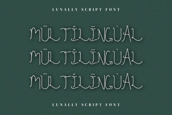 Lunally Font Poster 11