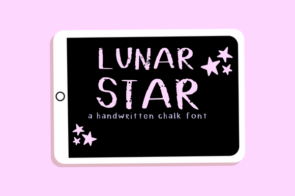 Lunar Star Font Poster 1