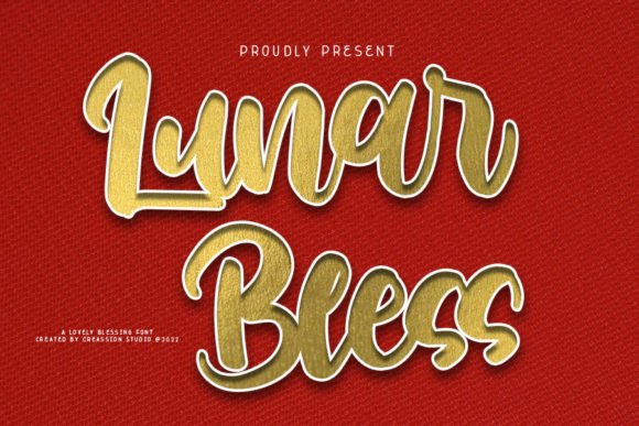 Lunarbless Font Poster 1