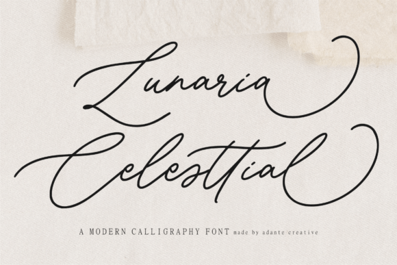 Lunaria Celesttial Font Poster 1