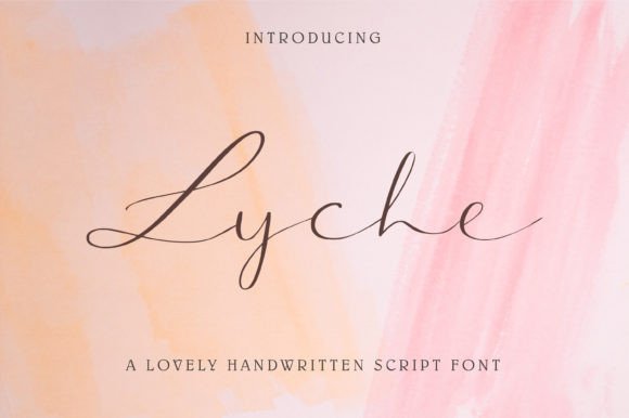 Lyche Font Poster 1