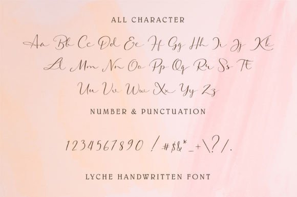 Lyche Font Poster 5