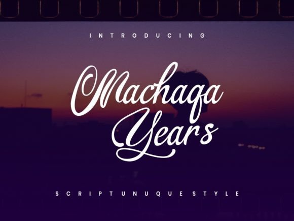 Machaqa Years Font Poster 1