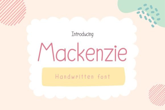 Mackenzie Font Poster 1