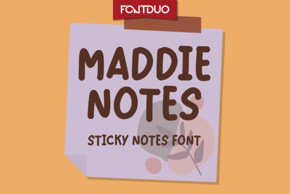 Maddie Notes Font