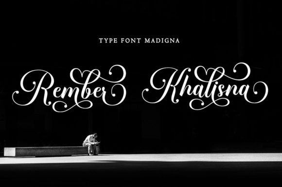 Madigna Font Poster 4