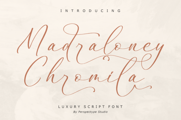 Madraloney Chromila Font Poster 1