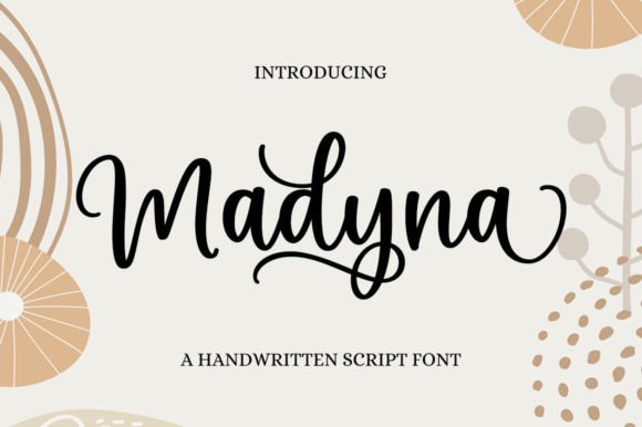Madyna Font Poster 1