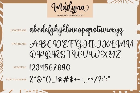 Madyna Font Poster 7