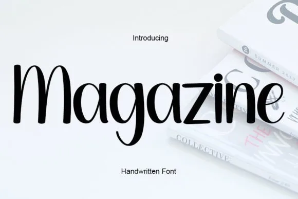 Magazine Font Poster 1