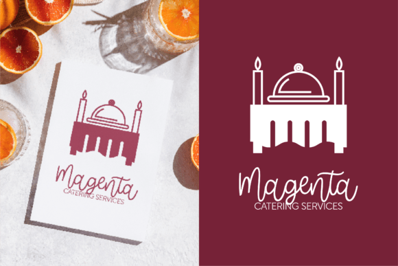 Magenta Font Poster 4