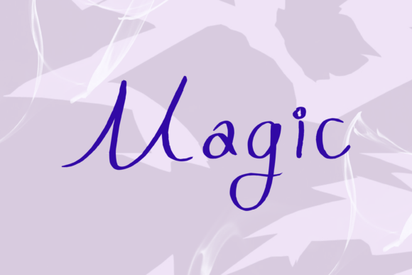 Magic Font Poster 1