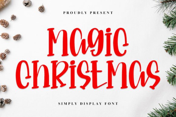 Magic Christmas Font Poster 1