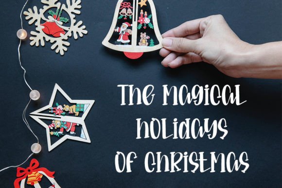 Magic Christmas Font Poster 2