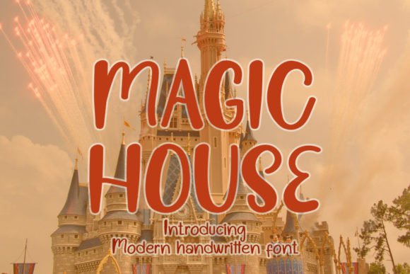 Magic House Font Poster 1