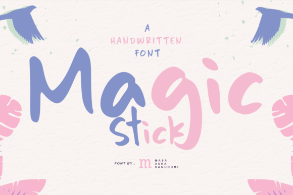 Magic Stick Font Poster 1